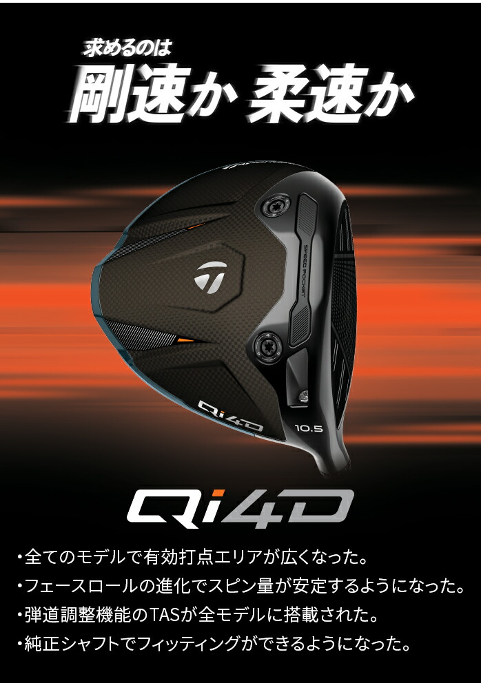 TaylorMade（テーラーメイド） ゴルフ Qi4D ドライバー 10.5°VENTUS TR