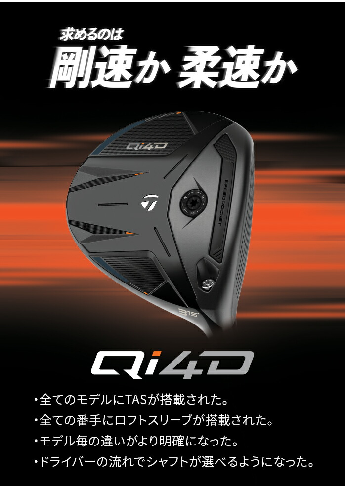 TaylorMade（テーラーメイド） ゴルフ Qi4D フェアウェイウッド メンズ
