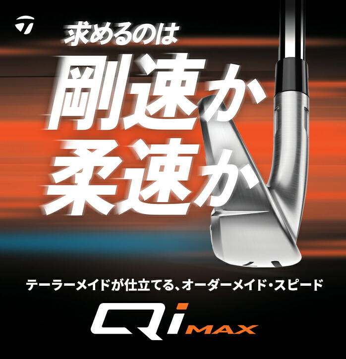 テーラーメイド ゴルフ Qi4D MAX アイアンセット 6本 6-9 PW AW メンズ