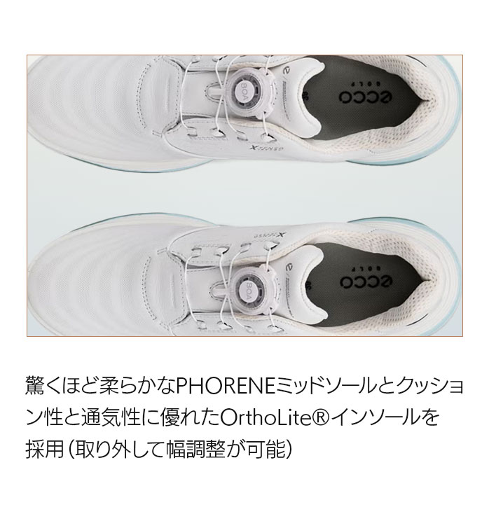 ecco ゴルフシューズ ECCO LT1 BOA Women レディース レザー