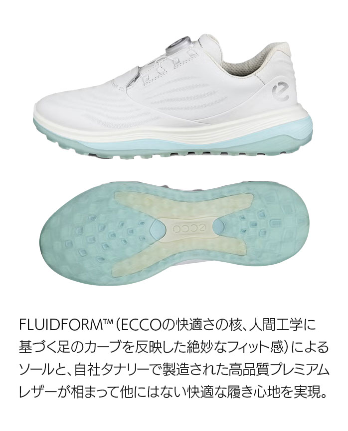 ecco ゴルフシューズ ECCO LT1 BOA Women レディース レザー