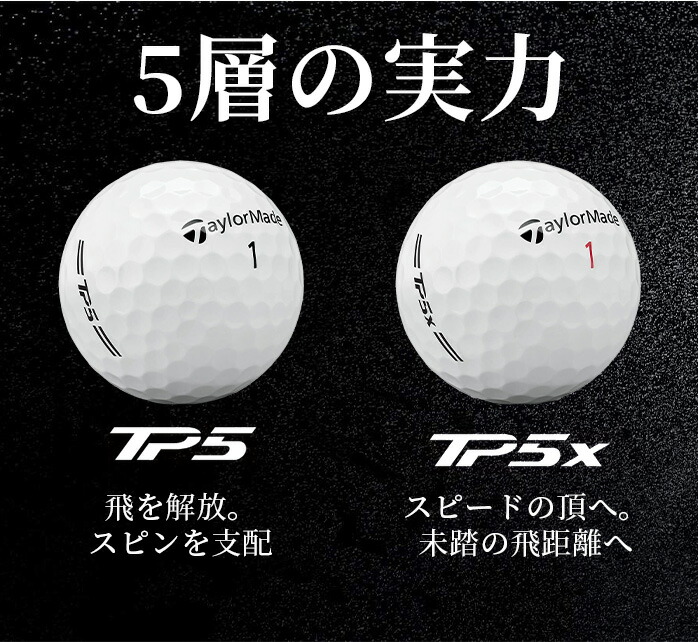 TaylorMade（テーラーメイド） ゴルフ TP5 TP5x Pix ストライプ 2026年
