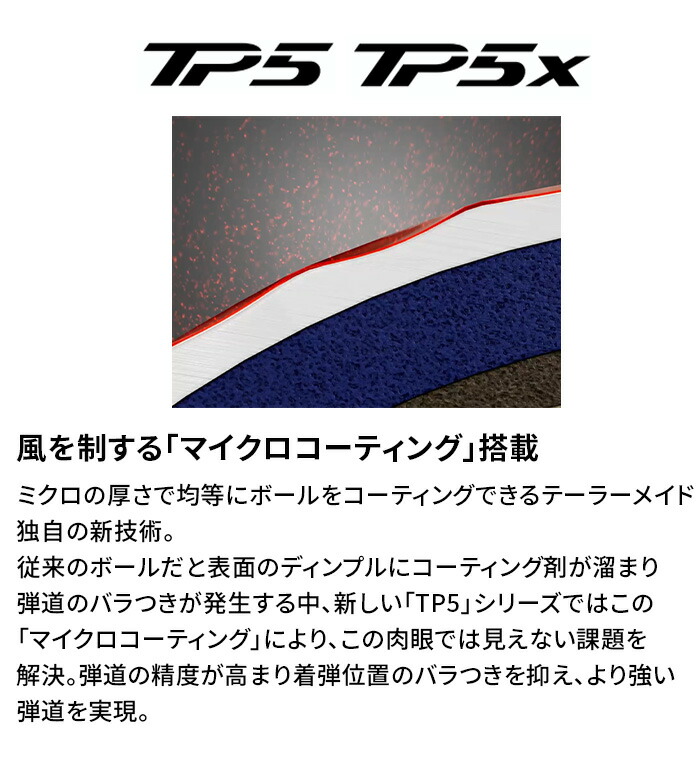 TaylorMade（テーラーメイド） ゴルフ TP5 TP5x Pix ストライプ 2026年