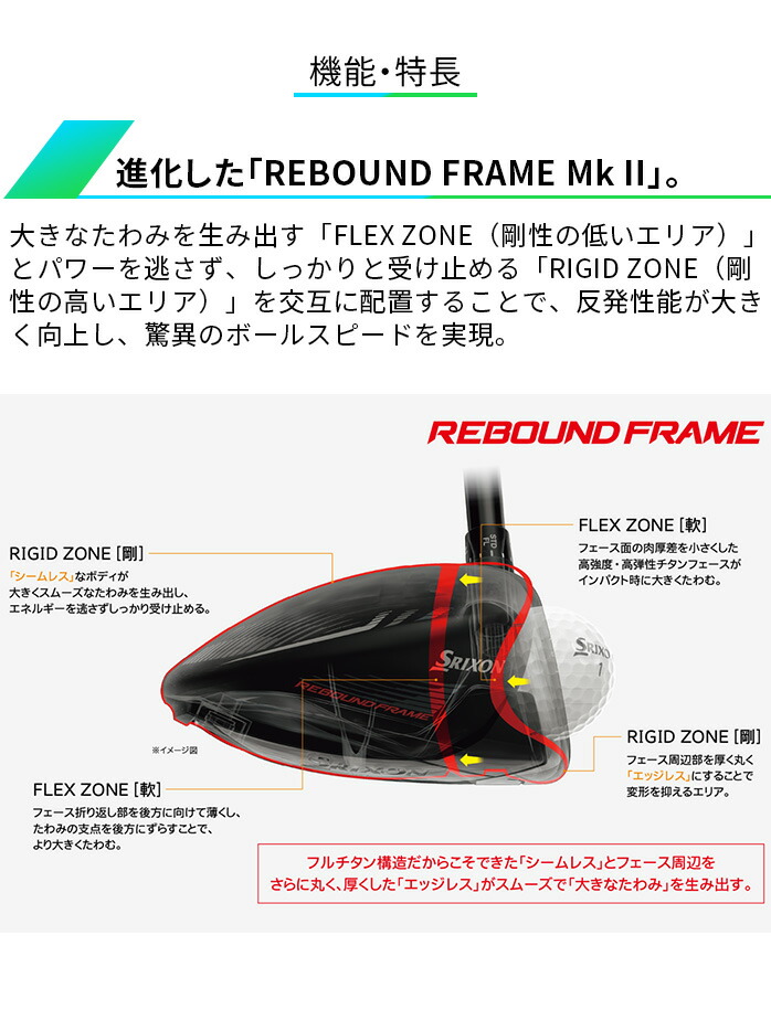 ダンロップ スリクソン SRIXON ZX7 Mk II ドライバー メンズ 右利き