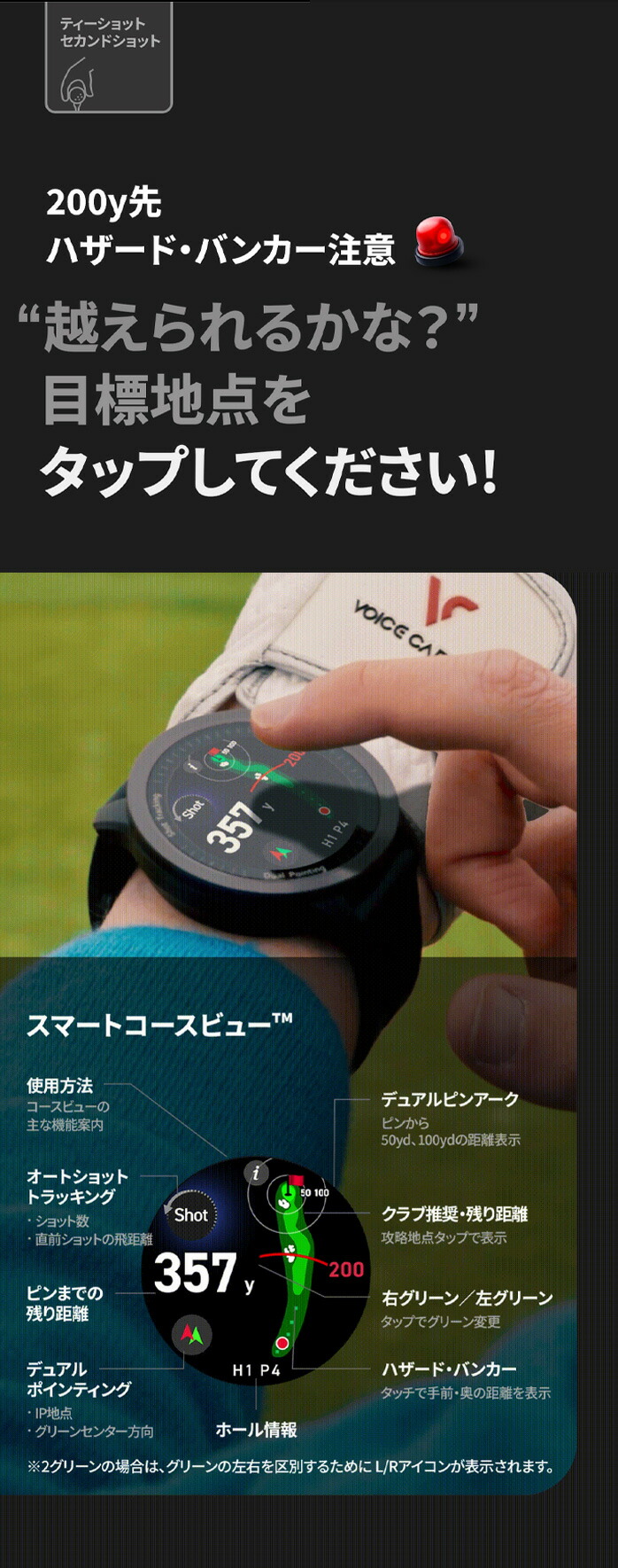ボイスキャディ voice caddie メンズ レディース T12PRO GPS ゴルフ