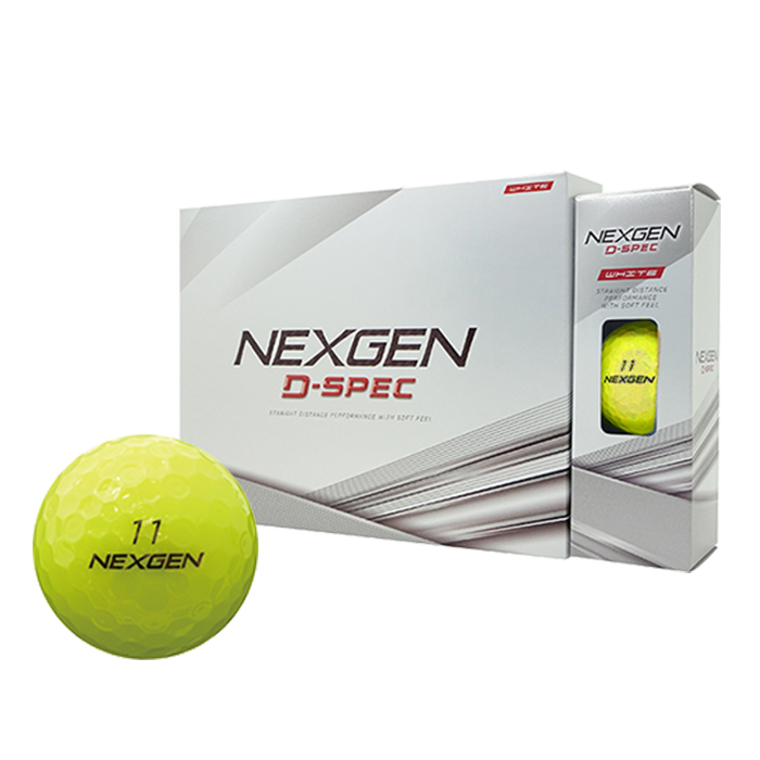 NEXGEN ゴルフ ボール D SPEC ディースペック 1ダース 12球入り ゴルフボール ネクスジェン GOLF PARTNER 2024  公認球 全4色