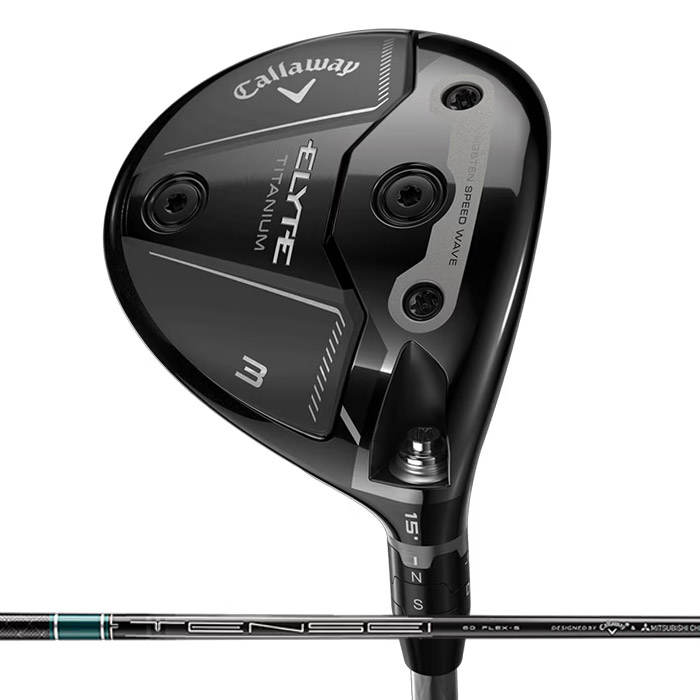 【美品】キャロウェイ エリートチタニウム5W/ TENSEI GREEN 60 Callaway キャロウェイ フェアウェイウッド ELYTE TITANIUM 5W メンズ