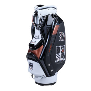 adabat キャディバッグ ブラック/ホワイト adabat（アダバット） 【New】 【オウンネームサービス実施中