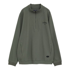 Callaway（キャロウェイ） ワッフル ハーフジップ モックネック 長袖