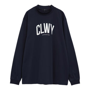 新品未使用　キャロウェイ callaway 長袖　シャツ　ネイビー　M Callaway（キャロウェイ） CLWYロゴ スムース モックネック 長袖シャツ