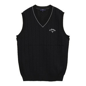 Callaway（キャロウェイ） ヘリンボーン Vネック ニットベスト ゴルフ