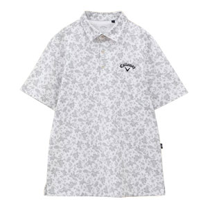 Callaway（キャロウェイ） フラワープリント カノコ 半袖 ポロシャツ