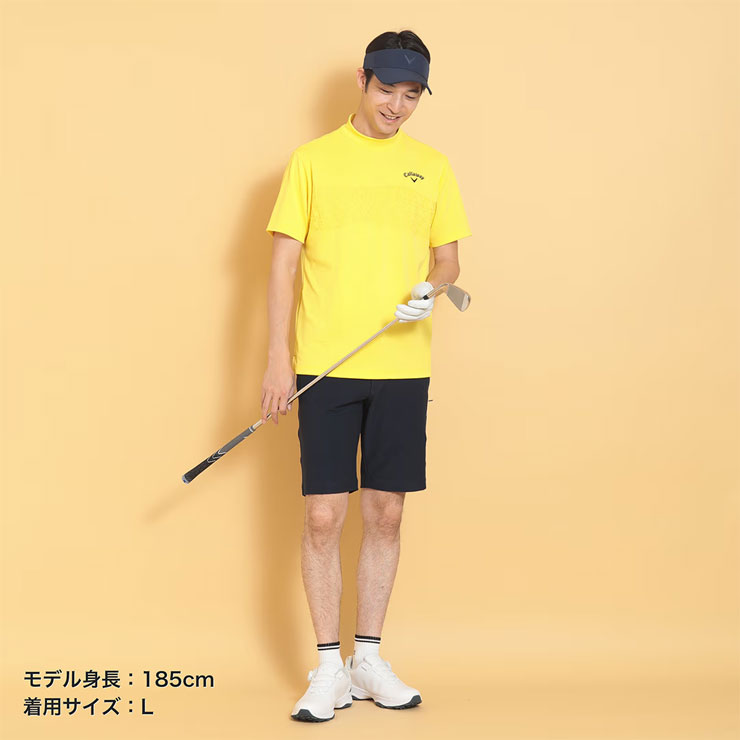 Callaway（キャロウェイ） -3℃裏クール ウェーブCGロゴ カノコ モック