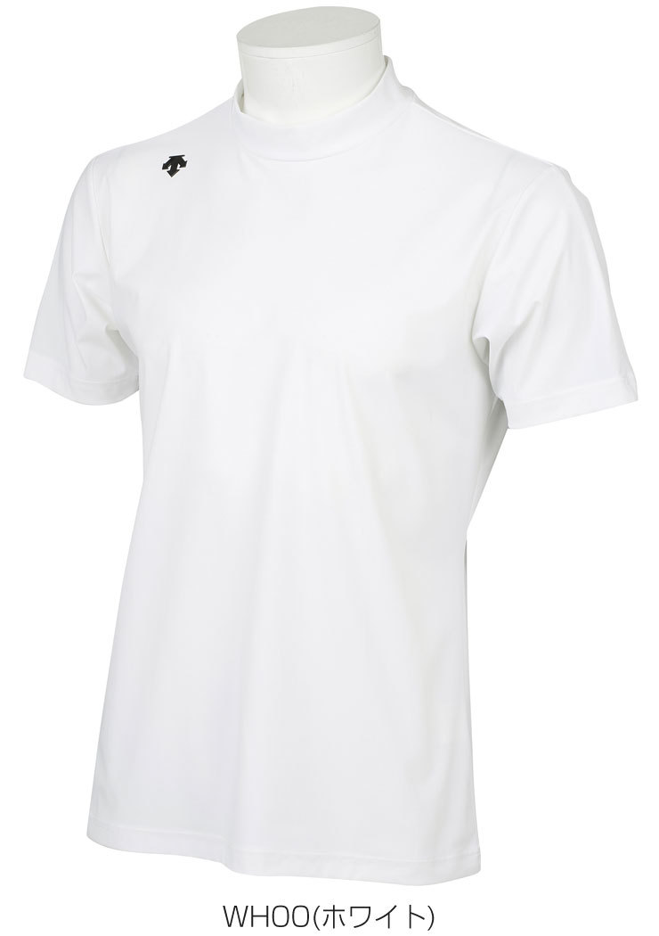 デサント ゴルフ ウェア メンズ ナイロンベア モックネック 半袖シャツ DGMTJA07 2022年春夏モデル M-O