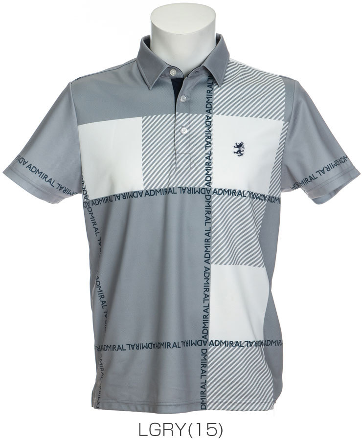 アドミラルゴルフ メンズ ウェア パネルチェック 半袖ポロシャツ ADMA215 2022年春夏モデル M-XL  :DM22SADMA215:ゴルフレンジャー - 通販 - Yahoo!ショッピング