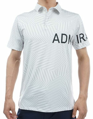 アドミラルゴルフ メンズ ウェア ダズルパターン 半袖 ポロシャツ ADMA425 2024年春夏モデル M-XL | Admiral Golf | 01