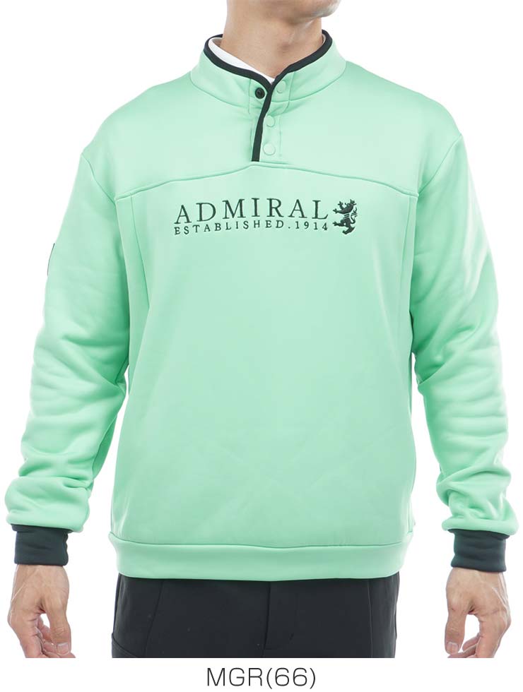 お値下げしました！ ♡美品♡アドミラル2025年秋冬 新作　Mサイズ Admiral Golf（アドミラルゴルフ） カルイシ ハーフドットボタン