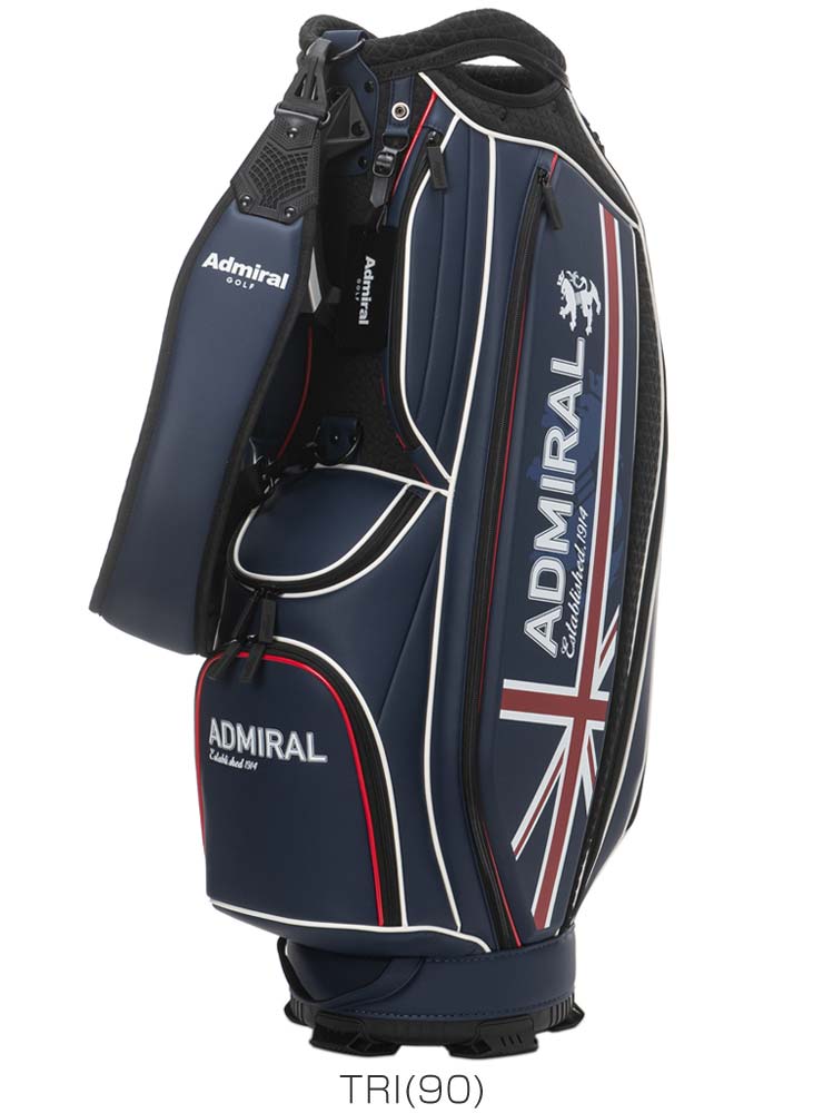アドミラル ゴルフ(Admiral GOLF)キャディバッグ カート カートキャディバッグプロスポーツ ADMG5AC2-WH… Admiral Golf（アドミラルゴルフ） プロスポーツ カート キャディ