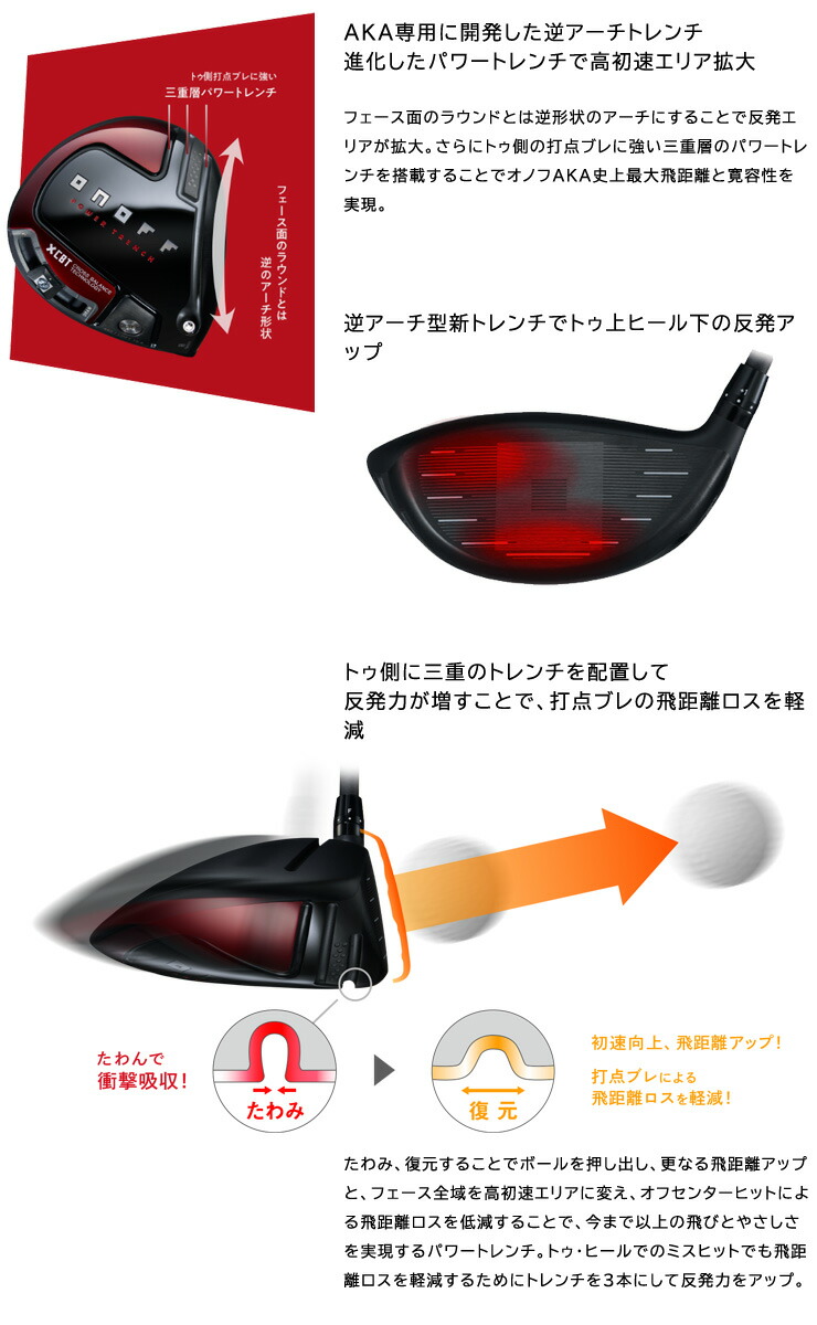 T-Series 10％OFFクーポン対象 特注カスタムクラブ オノフ 2024 AKA