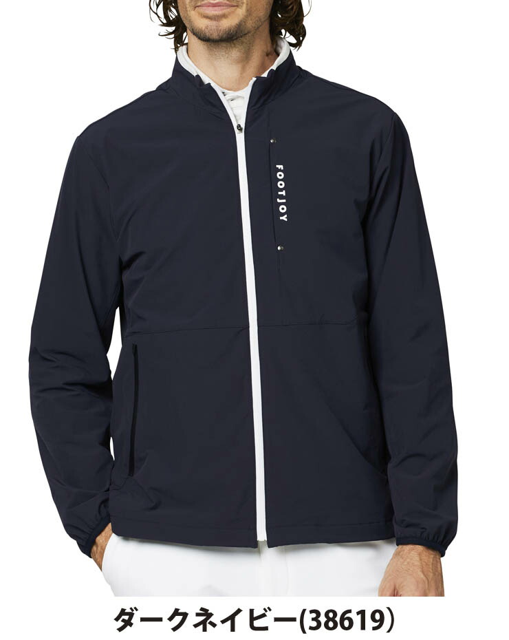 ◼️新品◼️FootJoy ◼️機能性ダブルジップジャケット◼️ストレッチ◼️撥水◼️保温 FootJoy HydroLite X Golf Rain Jacket Navy - Carl's Golfland