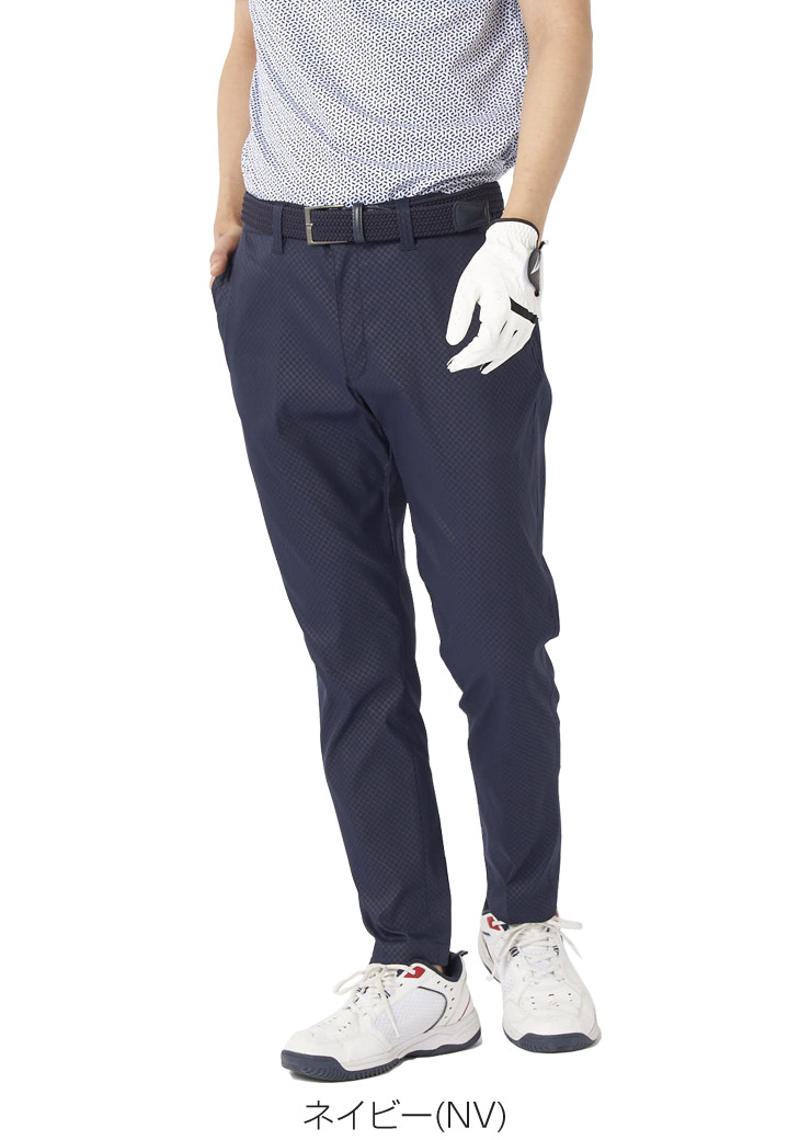 FILA GOLF フィラゴルフ エンボスプリント ツイル 9分丈 ロング