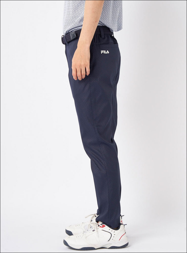 FILA GOLF フィラゴルフ エンボスプリント ツイル 9分丈 ロング