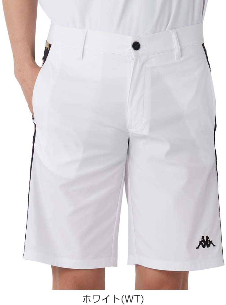新品✨カッパ　kappa　ゴルフウェア　ショートパンツ　オフホワイト Kappa(カッパ) 【AUTHENTIC】メンズ/ゴルフ ベーシックハーフ
