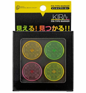 キャスコ KIRA ピンタイプ マーカー 4色セット KIPM-2310｜golfranger｜02