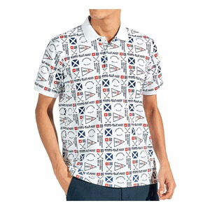 【未使用】マンシングウェア ゴルフ ポロシャツ　M 総柄 Munsingwear Munsingwear（マンシングウェア） シーズンコレクション サン
