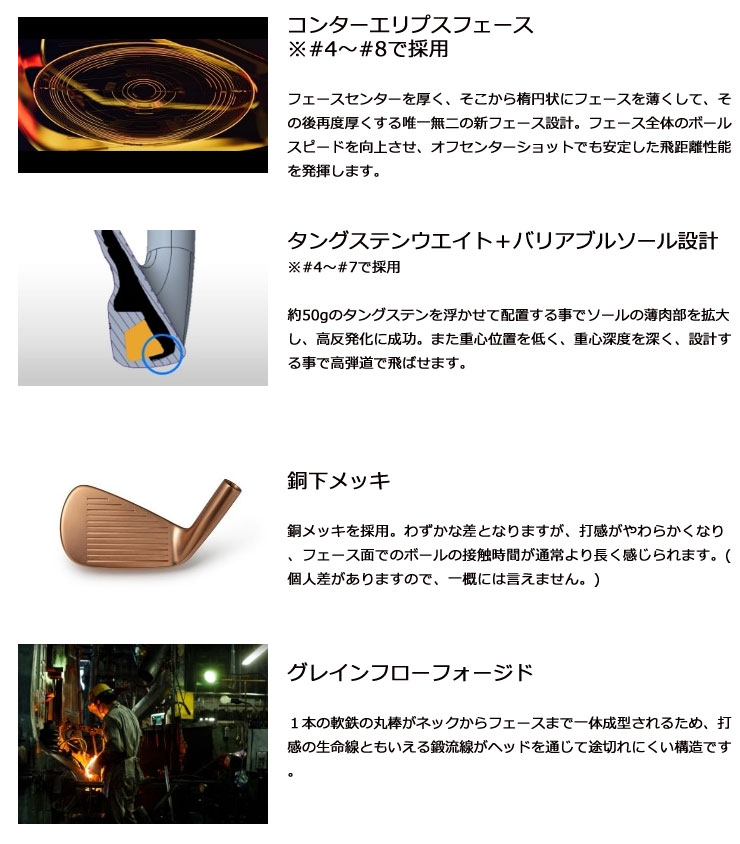 MIZUNO（ミズノ） Mizuno Pro M-15 アイアン 数量限定 グレーIP仕上げ