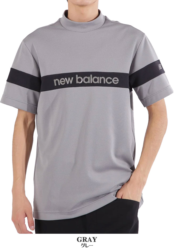 New Balance Golf ニューバランス ゴルフ 配色ラインロゴ モック