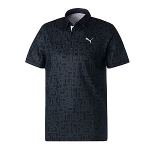 プーマ ゴルフウェア メンズ ランダムグラフィック 半袖ポロシャツ 622405 2023年春夏モデル M-XL｜golfranger｜02