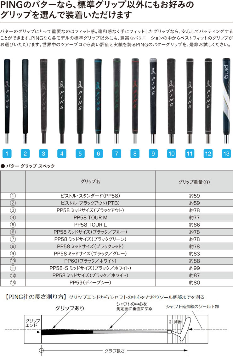 特注カスタムクラブ ピン PLD MILLED DS 72 パター