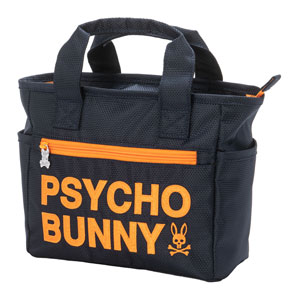 新品 PSYCHO BUNNYサイコバニーゴルフ ブロックPBラウンドバッグ Psycho Bunny サイコバニー ゴルフ ラウンドバッグ BLOCK PB