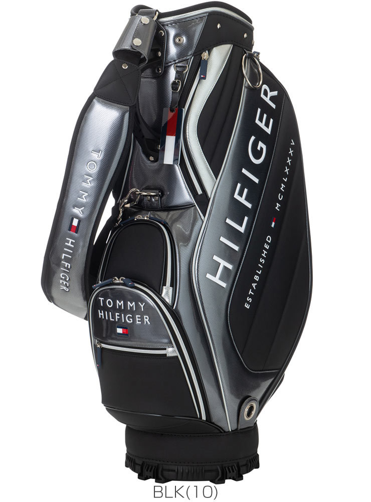 トミーヒルフィガー ゴルフ カート キャディバッグ エナメルミックス THMG2SC5 カート キャディバッグ トミーヒルフィガー ゴルフ エナメルミックス THMG2SC5