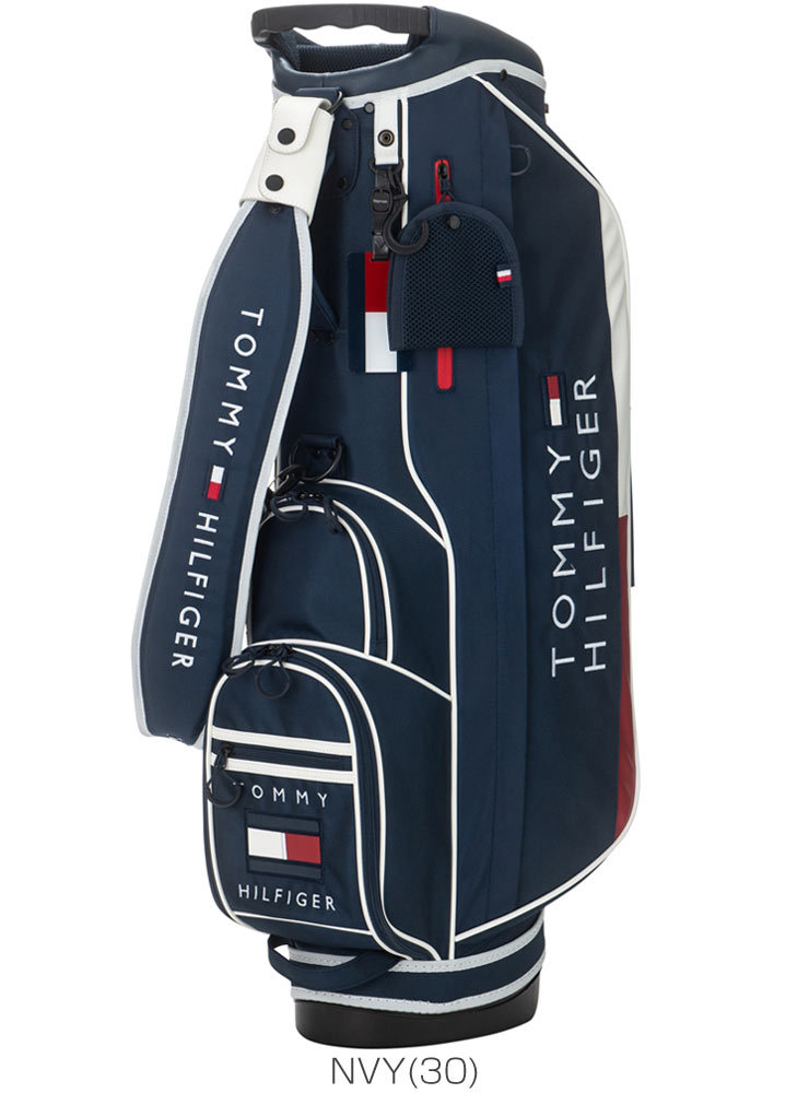 ‼️美品‼️トミーヒルフィガー キャディバッグ スタンド ネイビー dショッピング |トミー ヒルフィガー ゴルフ TOMMY HILFIGER