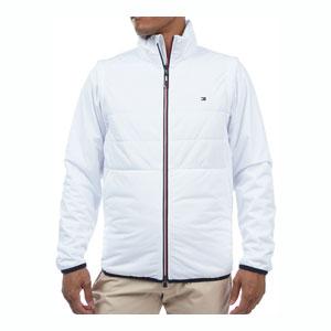 トミーヒルフィガー ゴルフ ウェア メンズ 2WAY キルティング フルジップ パデッド 中綿ブルゾン THMA388 2023年秋冬モデル M-LL(13860円)