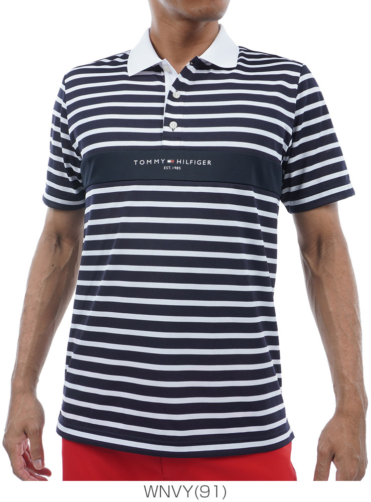 トミーヒルフィガー ゴルフ ウェア メンズ エッセンシャル 半袖 ポロシャツ THMA422 2024年春夏モデル M-XL