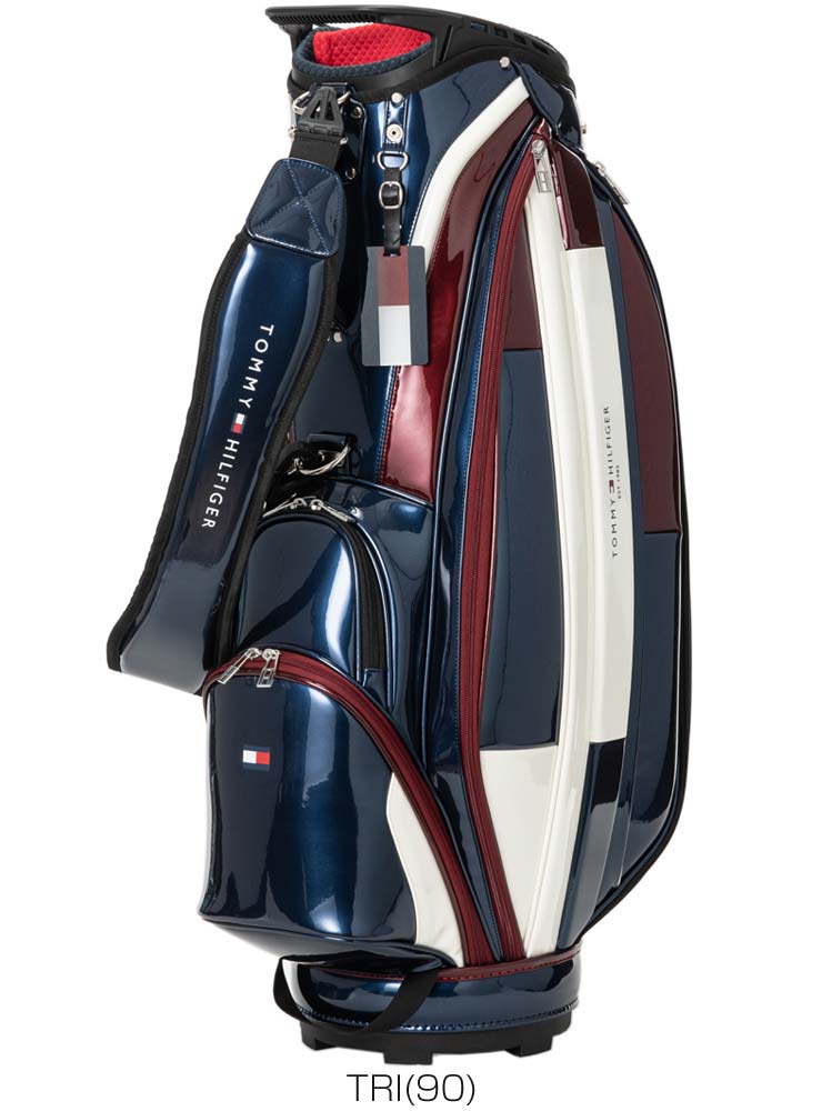 トミーヒルフィガー エナメル　キャディバッグ　未使用品 TOMMY HILFIGER GOLF（トミー ヒルフィガー ゴルフ） トミー