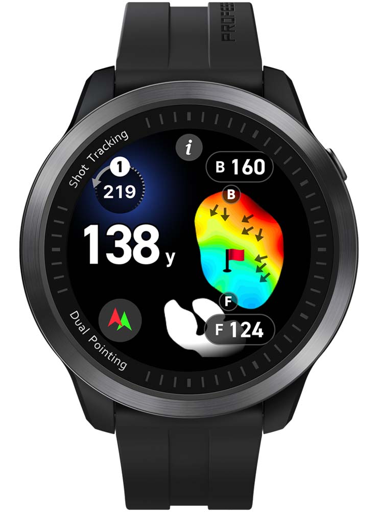 【美品】VOICE CADDIE T12 PRO GPSナビ Voice caddie T12 Pro GPSナビ ブラック VOICE CADDIE（ボイスキャディ