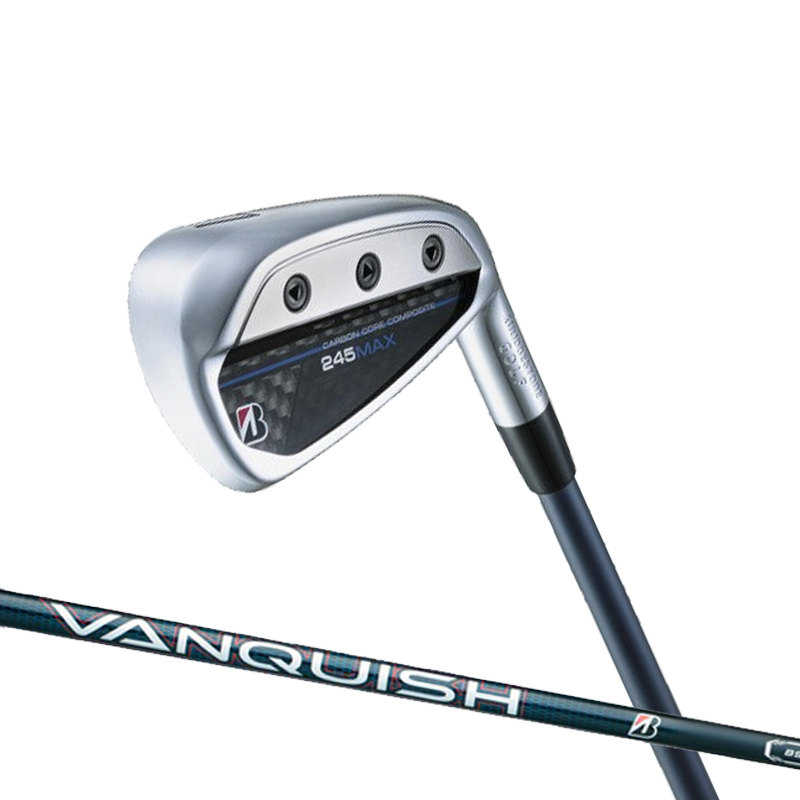 ブリヂストン 2024 245MAX アイアン ５本セット(#7-9,PW1,PW2) VANQUISH BSi for MAX カーボンシャフト 日本正規品｜golfshop-champ｜02