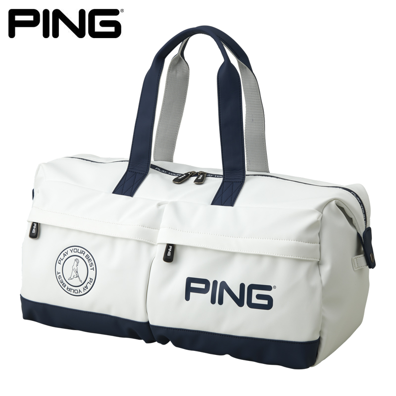 2023 PING ピンゴルフ GB-U2301 ソフト PU ボストンバッグ 日本正規品 36832 pnap
