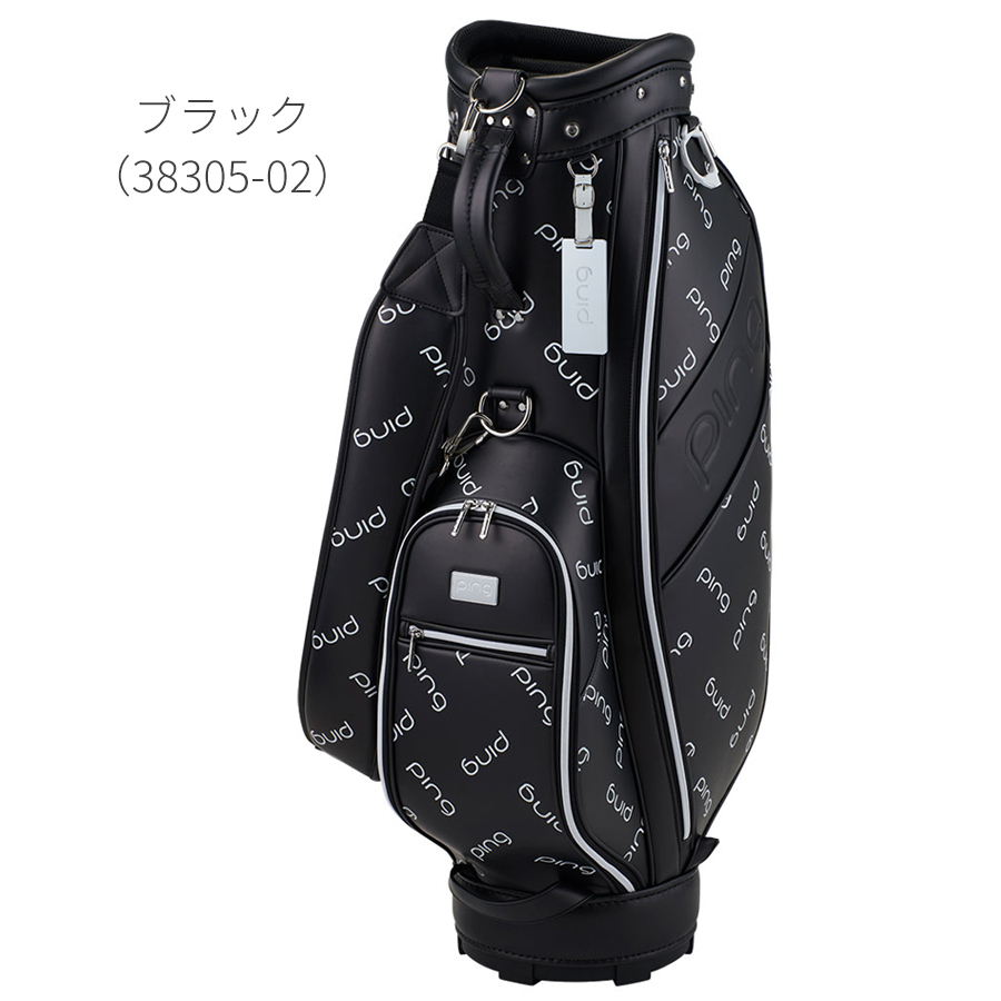 ＰＩＮＧ ピンゴルフ スリムキャディバッグ８.５型【グレー/ブラック】美品！ PING キャディバッグ（口径サイズ：8.5）｜ゴルフ用バッグ