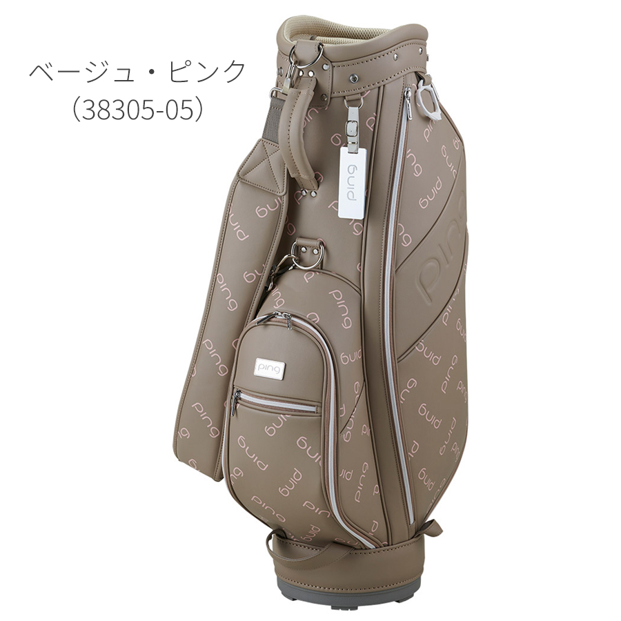 PING - PING ピン キャディバッグ ゴルフバッグ キャディバック レディース 女性用 8.5型 約3kg 46インチ 軽量モデル ピンク Amazon | ピン（PING） ゴルフ キャディバッグ カート式 9型 4