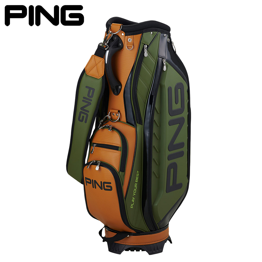 中古 PING ピン キャディバッグ CB-P201 ベージュ　美品 ヨドバシ.com - PING ピン CB-P201 [キャディバッグ 9.5型