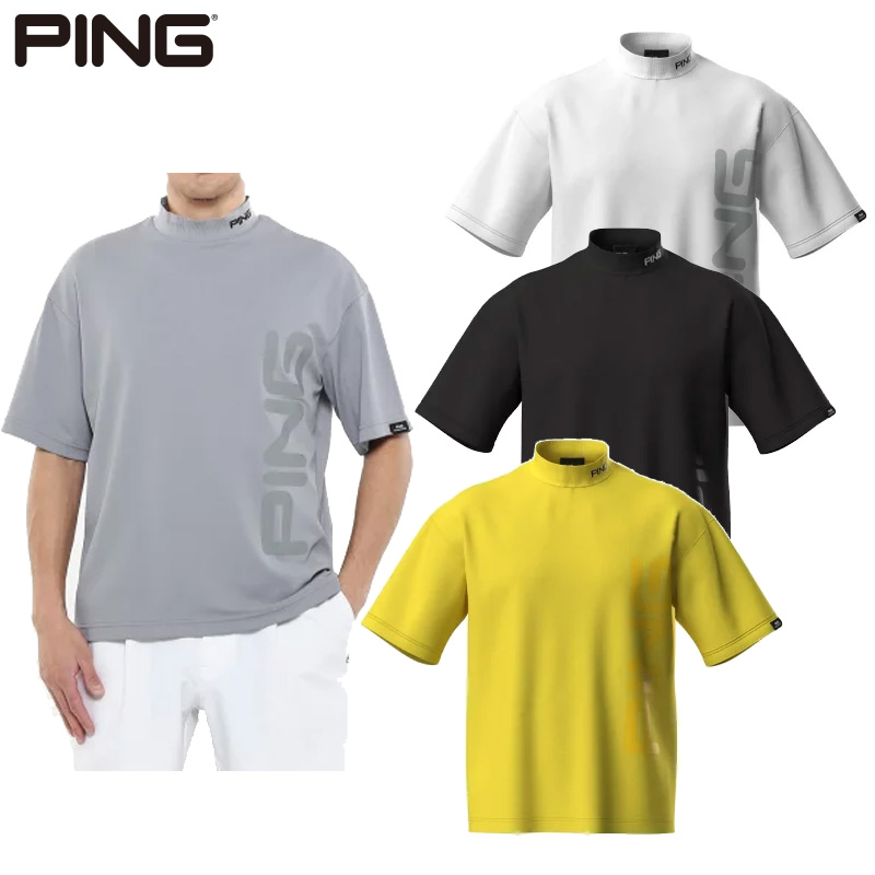 PING 【即納】2025 ピンゴルフ メンズ ダブルメッシュ 半袖