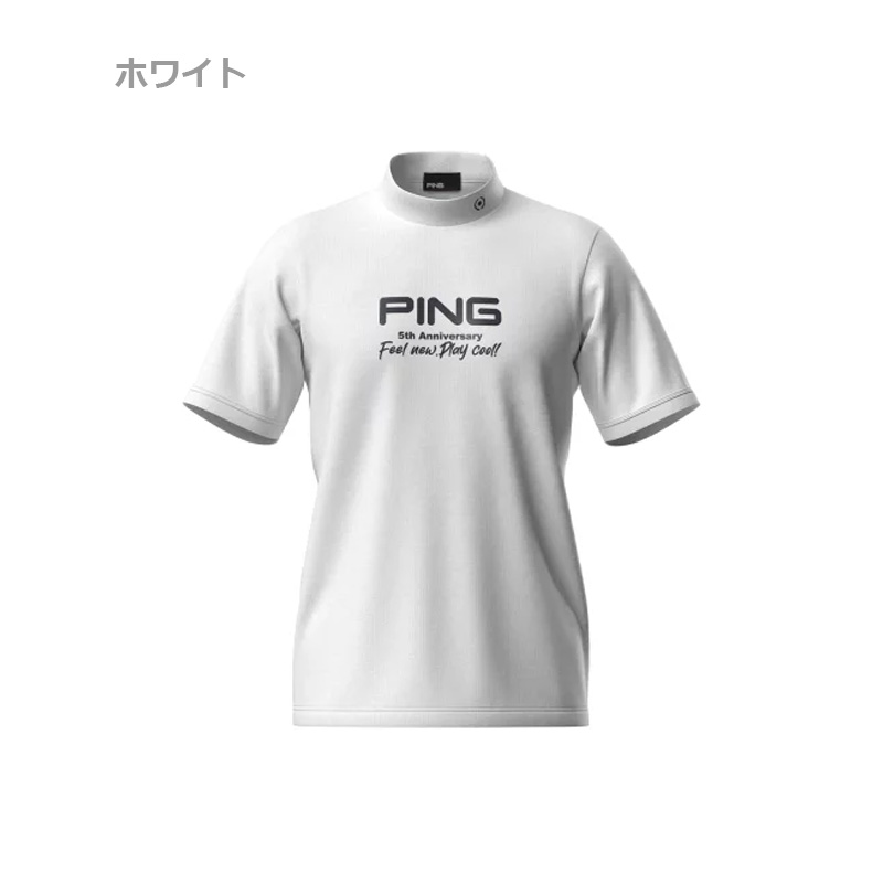 ピン（PING）（メンズ）ゴルフウェア 半袖モックネック