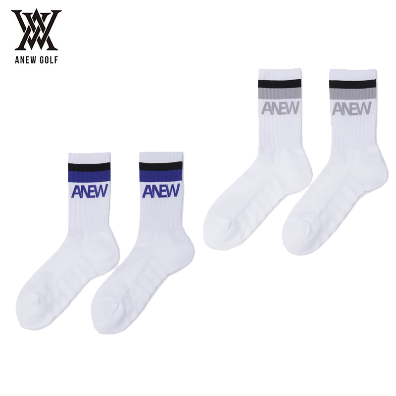 ANEW ˥塼 BLOCK SOCKS ֥åå  AGEUMSC03  ڥåݥ