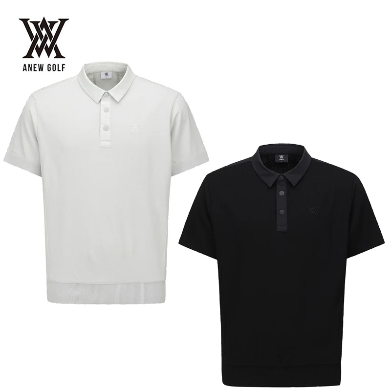 ANEW アニュー MEN FA HYBRID SHORT SLEEVE SWEATER メンズ FA ハイブリッドショートスリーブ セーター AGFFMKN50 日本正規品 wer