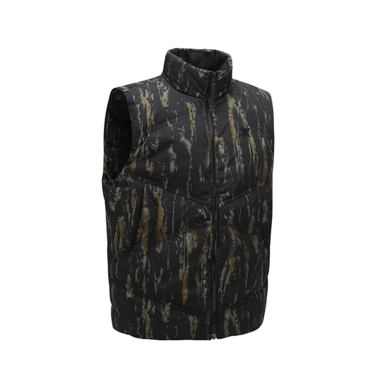 ANEW アニュー MEN WI NEW PATTERN DOWN VEST メンズ ニューパターン